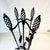 1970s Vintage Brutalist Boho Chic Wrought Iron Twisted Knob Fireplace Tools - 5 Pc Set. For Sale - Image 6 of 10