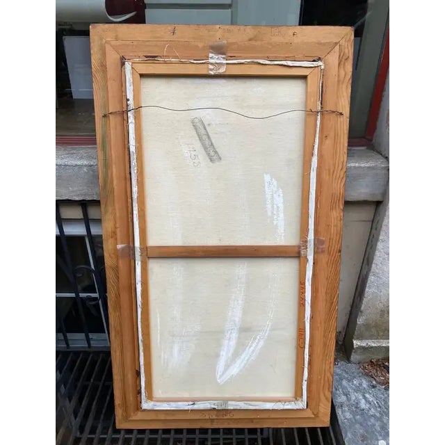 Black 1950s Still-Life Painting by Pascal Cucaro For Sale - Image 8 of 10