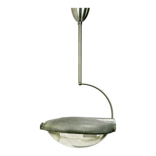 Vintage 1950s Street Light Pendant With Stem For Sale