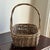 French Country-Style Vintage Twig Basket For Sale - Image 9 of 12