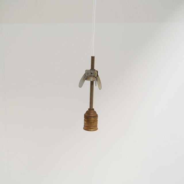 Silver Pisa Pendant Light by Aloys F. Gangkofner for Peil & Putzler, 1953 For Sale - Image 8 of 12