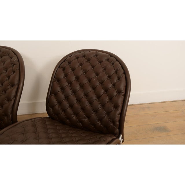 G de Luxe System 1-2-3 Easy Chair by Verner Panton for Fritz Hansen, 1970s, Set of 2 For Sale - Image 6 of 18