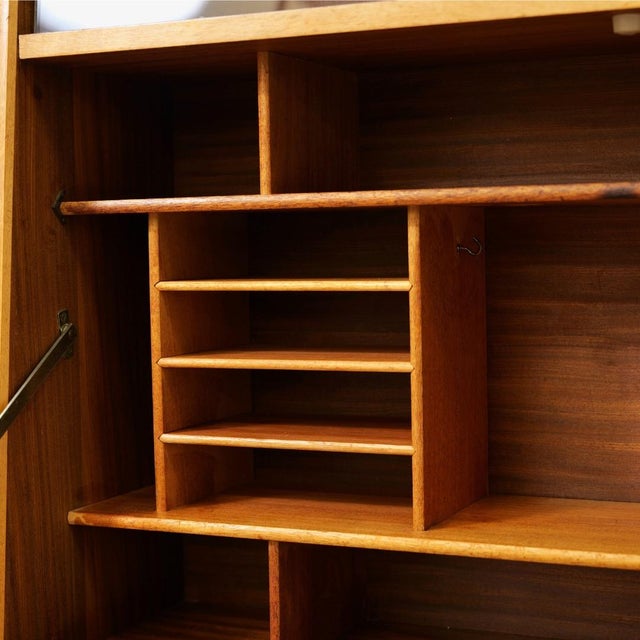 1960s Mid Century Secretary Desk by Herbert E. Gibbs For Sale - Image 9 of 14