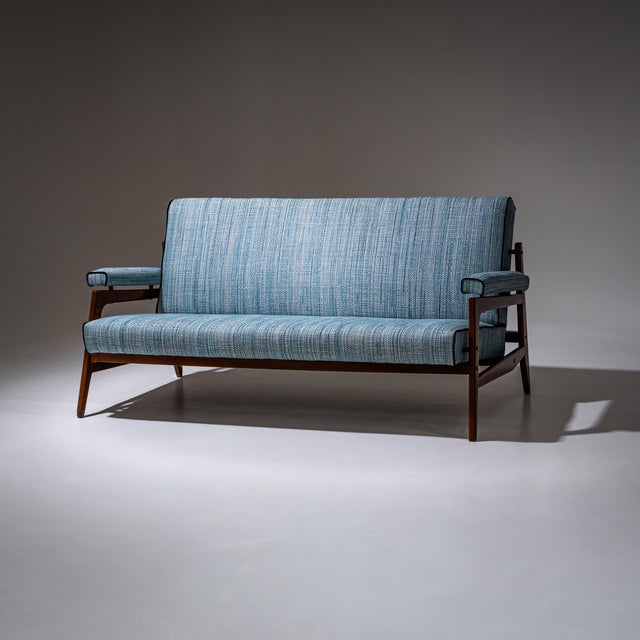Wood Mid-Century Seating Group, Italy, 1950s, Set of 3 For Sale - Image 7 of 13