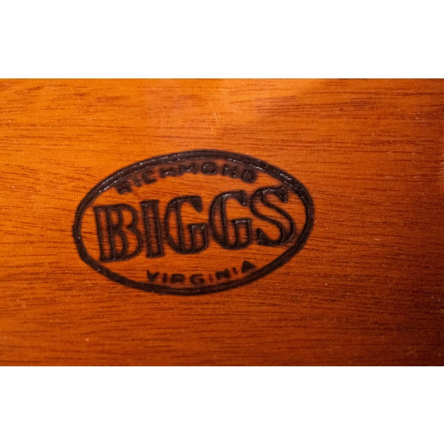 Biggs Ball & Claw Chippendale Mahogany Secretary Desk For Sale - Image 18 of 18