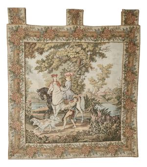 Tapestry with Hunting Landscape Scene, 1960s