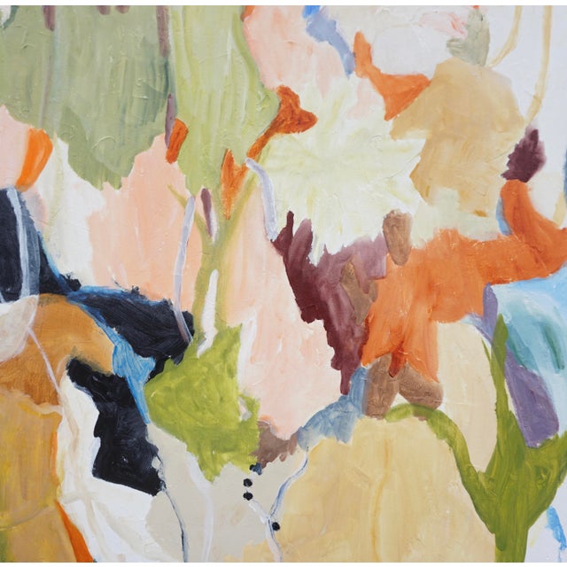 Contemporary "You Had to Be There" Abstract Painting by Laurie MacMillan, Framed For Sale - Image 3 of 7