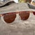 1990s Newer Worn High Quality Italian Sunglasses by Trussardi For Sale - Image 10 of 12