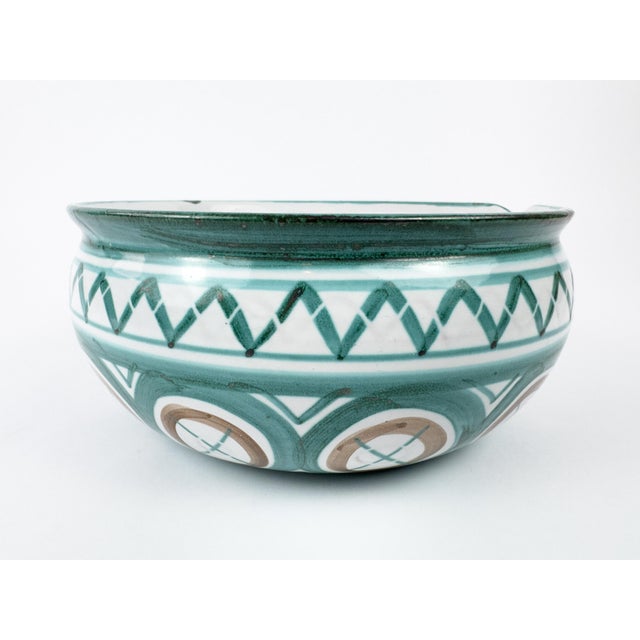 Mid 20th Century Robert Picault Vallauris Ceramic Caquelon (Fondue Pot) For Sale - Image 10 of 13