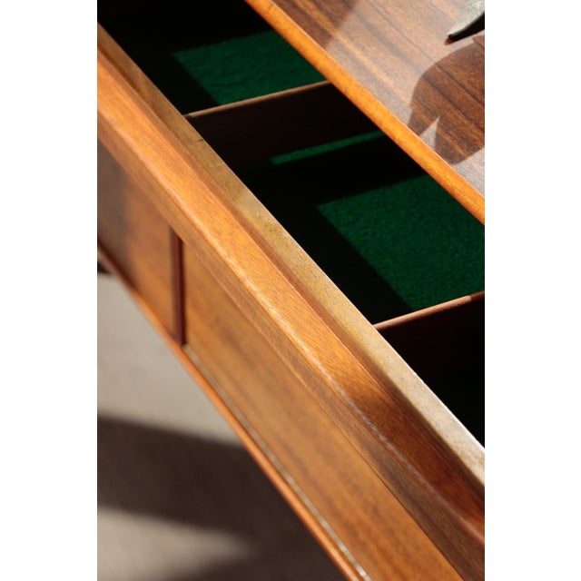 Vintage Zebrano and Walnut Sideboard from Morris of Glasgow, 1960s For Sale - Image 13 of 18