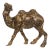 Vintage 1980s "La Vie Safari" Patchwork Ceramic Camel Figurine For Sale