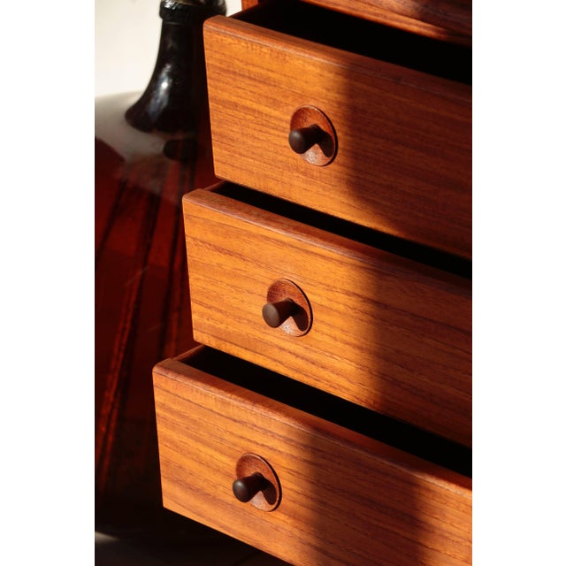 Vintage Scandinavian Teak Secretary from Mse Mobler, 1960s For Sale - Image 13 of 18