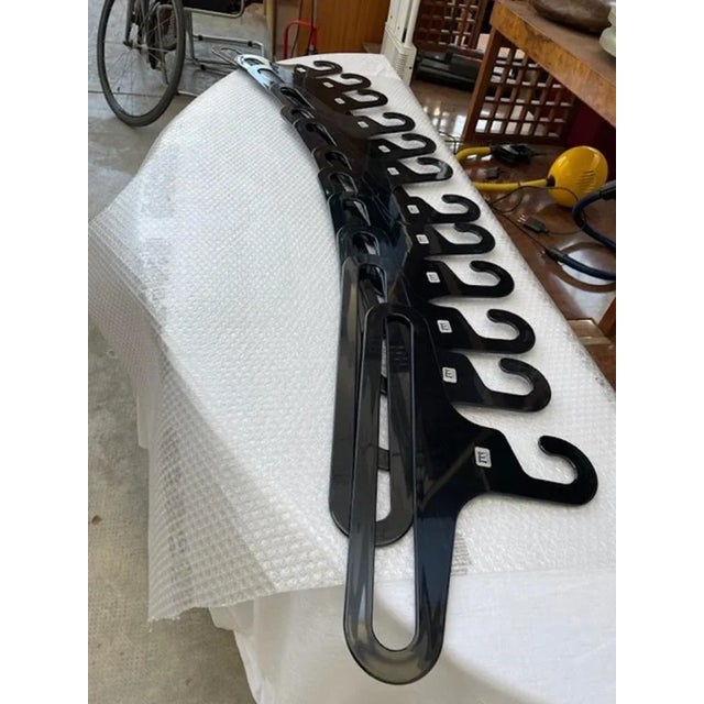 Plastic Coat Hangers by Ingo Maurer for M Design, 1980s, Set of 12 For Sale - Image 7 of 9