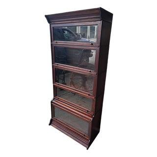 Antique Barrister Bookcase For Sale