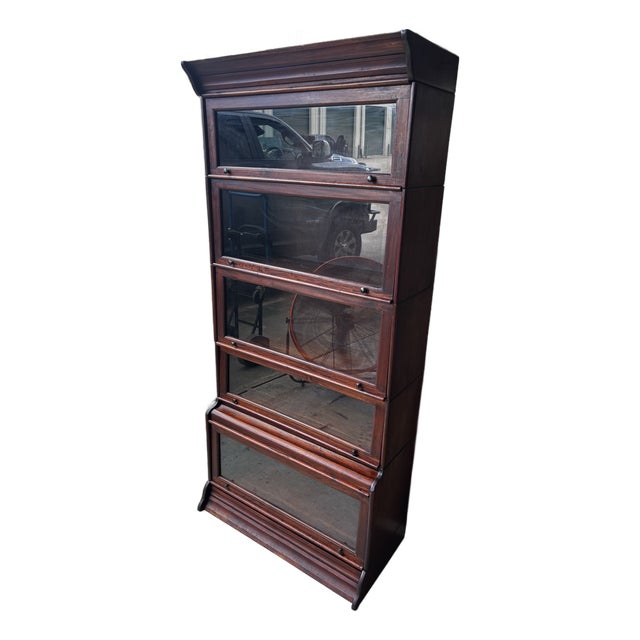 Antique Barrister Bookcase For Sale