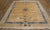 1980s Beige Floral Open Field Large Scale Vintage Chinese Peking Knotted Rug For Sale - Image 12 of 12