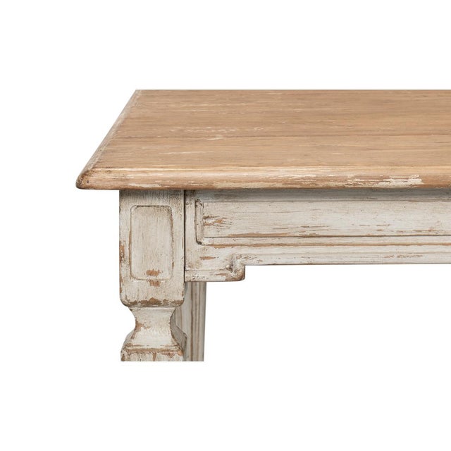 French Provincial Gray French Provincial Dining Room Table For Sale - Image 3 of 11