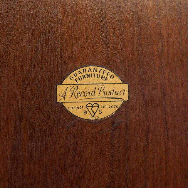 Brown 1950s Art Deco Walnut China Display Cabinet For Sale - Image 8 of 10