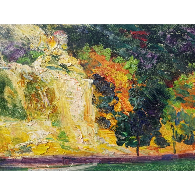 Charreton Victor - Snowy Forest - Oil on Cardboard - Early 20th Century - Framed For Sale - Image 12 of 14