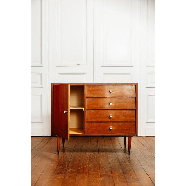 Mid-Century Wood Commode, 1960s For Sale - Image 6 of 9
