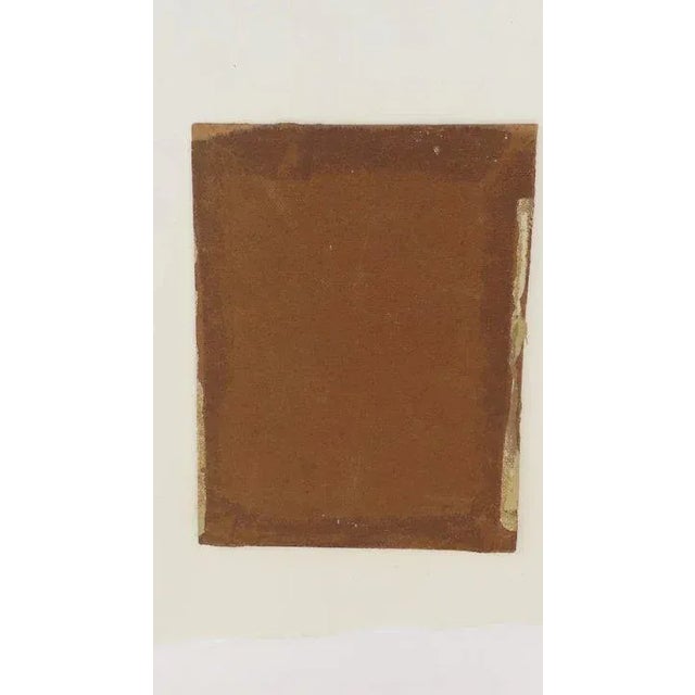 Gold Mid 20th Century Still Life of Sunflowers Oil Painting on Board by George Cermak For Sale - Image 8 of 9