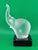 Rare Frosted Art Glass ELEPHANT Signed "Robla" Attributed to Archimede Seguso For Sale - Image 10 of 15
