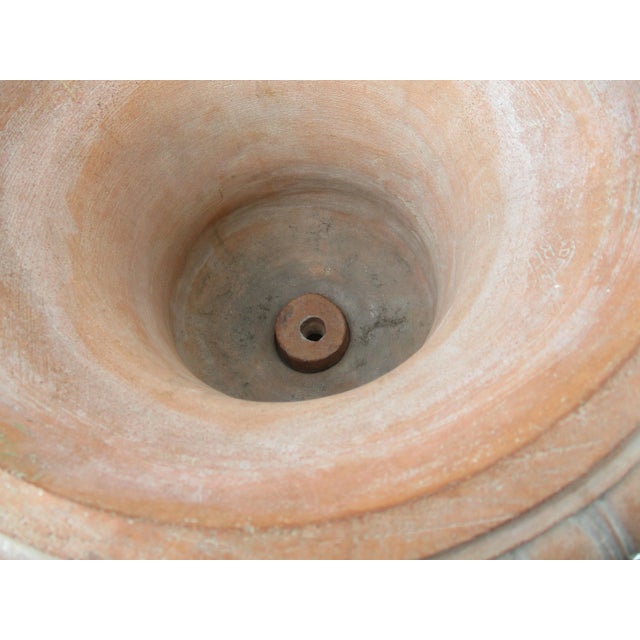 Garden Planter Italian Terra Cotta Classical Urn For Sale - Image 9 of 12