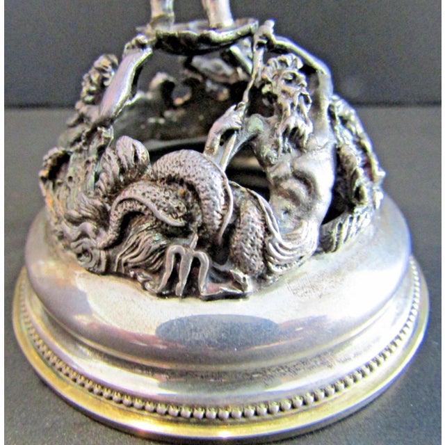 Antique 1802-03 London Sterling Silver Nautilus Cup With Hallmarks Rk Mellon For Sale - Image 10 of 18