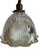 Vintage Large Fluted Halophane Pendant Light For Sale In Los Angeles - Image 6 of 6