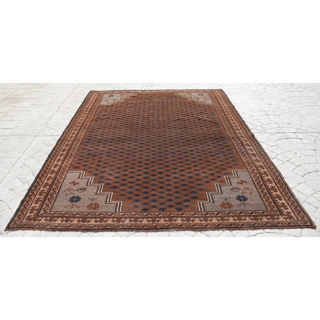 1970s Hand Knotted Turkish Rug Low Pile Undyed Wool Neutral Color Area Rug Chairish