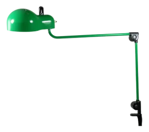Vintage Green Desk Lamp by Joe Colombo, 1970s