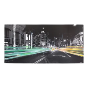 Rodeo Dr. Early Nights - Large Urban Landscape Photography Painting Original Artwork by Pete Kasprzak