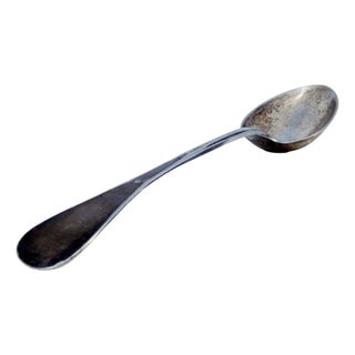 Plain Silver Rice and Serving Spoon with Handle For Sale