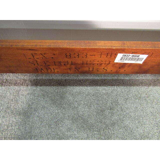 Lexington Bob Timberlake Solid Cherry Queen Size Sleigh Bed For Sale - Image 6 of 9