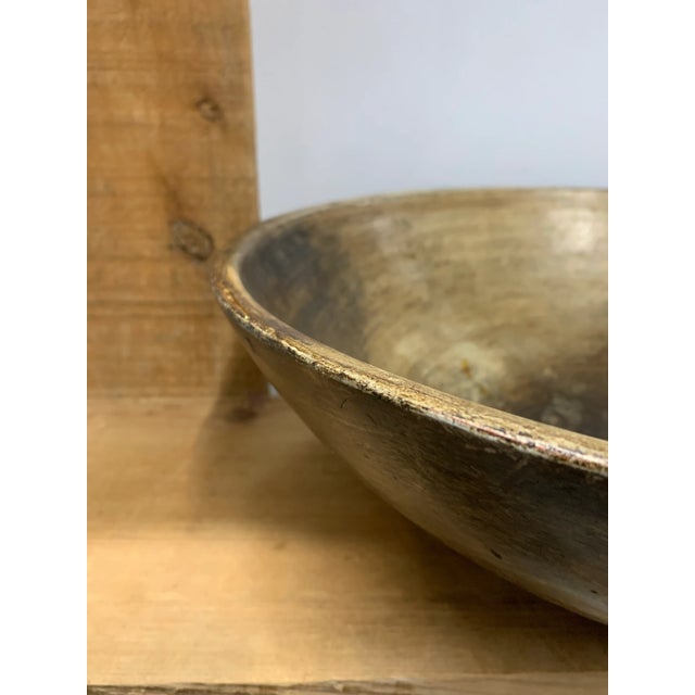 Large Antique Earthenware Bowl For Sale In Dallas - Image 6 of 11