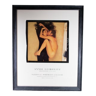 Original 1991 Framed Annie Leibovitz John Lennon & Yoko Ono Exhibition Poster For Sale