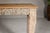Mughal Style Whitewash Console Table with Foliage Carved Apron and Legs For Sale - Image 10 of 12