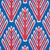 Sample - Schumacher X Johnson Hartig Bodhi Tree Fabric in Blue & Red For Sale