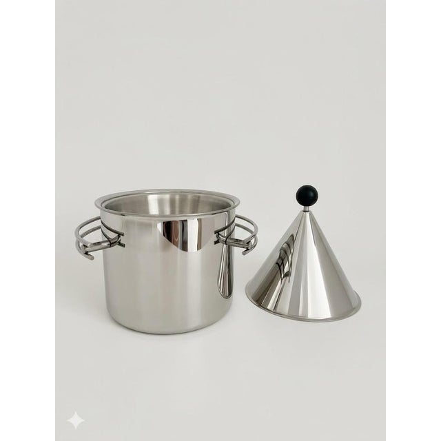 Ice Bucket by Bent Falk, 1980s, in Very Good conditions. Designed 1980 to 1989 This piece is attributed to the mentioned...