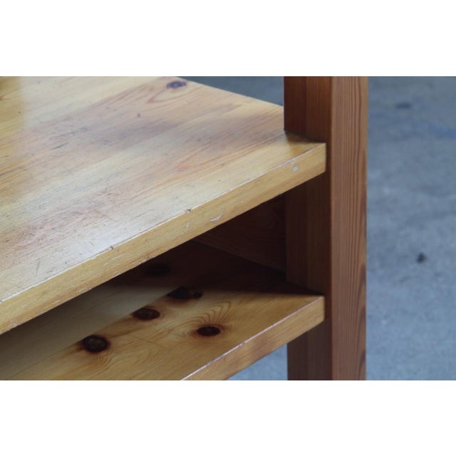 Vintage Pine Bedside Tables, Denmark, 1970s, Set of 2 For Sale - Image 16 of 18