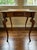 Brown Vintage Inlaid Four-Drawer Game Table For Sale - Image 8 of 8