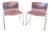 Pair of Mid Century Modern Knoll Handkerchief Chairs by Massimo and Lella Vignelli For Sale