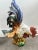 Folk Art Vintage Hand-Painted Italian Majolica Ceramic Fighting Rooster Sculpture, a Pair 1980's For Sale - Image 3 of 15