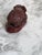 Japanese Mid 20th Century Red Boxwood Japanese Netsuke Rabbit For Sale - Image 3 of 10