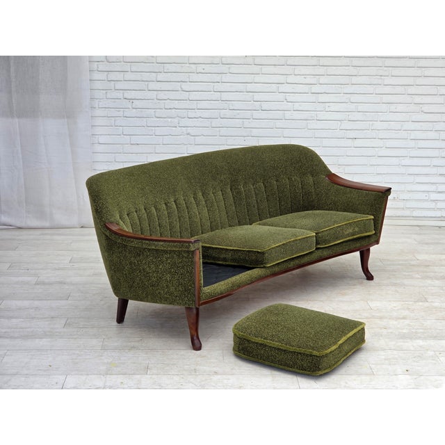Vintage Norwegian Three-Seater Sofa in Teak Wood, 1970s For Sale - Image 10 of 18