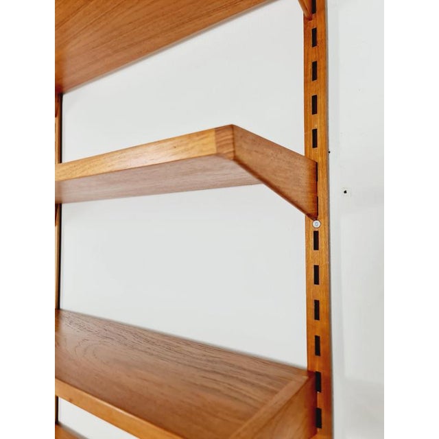 Danish Modern Modular Teak Shelving System by Kai Kristansen for Fh Möbel, Denmark, 1960s For Sale - Image 6 of 11