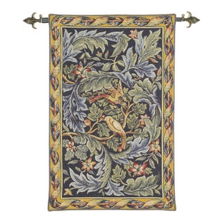 Morris Birds Loom Woven Tapestry - Requires Rod Size 1 For Sale