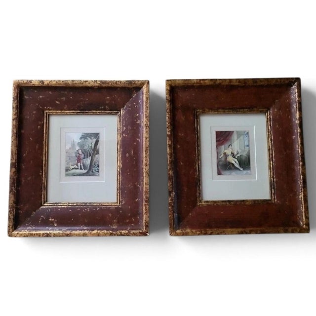Paint Beautifully Framed Watercolor “School Boy” English School 1820 For Sale - Image 7 of 7