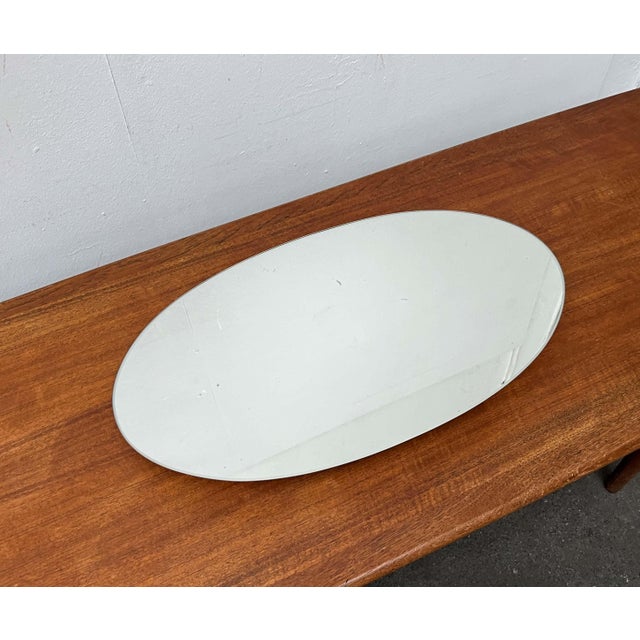 Mid-Century Modern Replacement Mirrorglass Spare Part for Illuminated Mirror by Ernest Igl for Hillebrand Lighting For Sale - Image 13 of 13