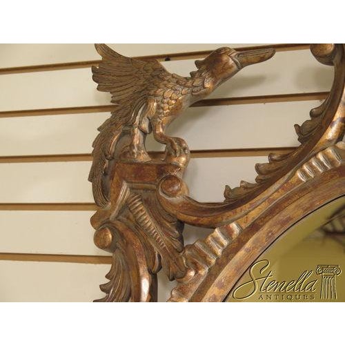 LaBARGE Large Carved Frame Mirror W Eagles Model #Lb-Lm2293 For Sale In Philadelphia - Image 6 of 10